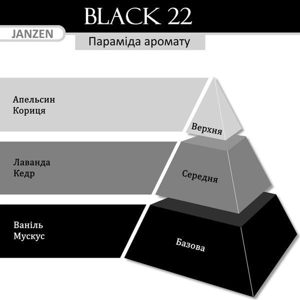 Дезодорант-спрей для тела JANZEN Black 22, 150 мл 86122 фото